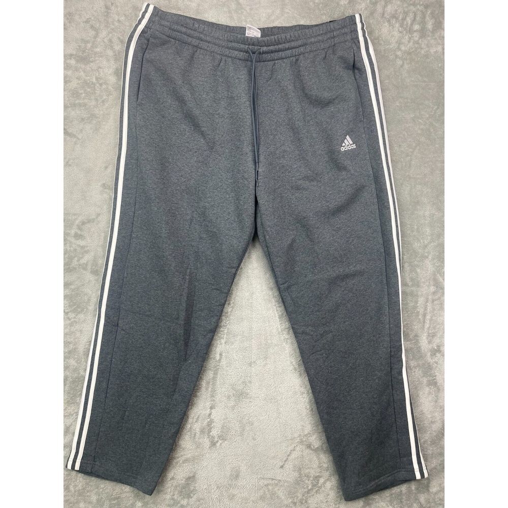 NWT Adidas Men's M 3S FL O PT Multi Sport Dark Gray‎ Size 3XLT Cotton Blend